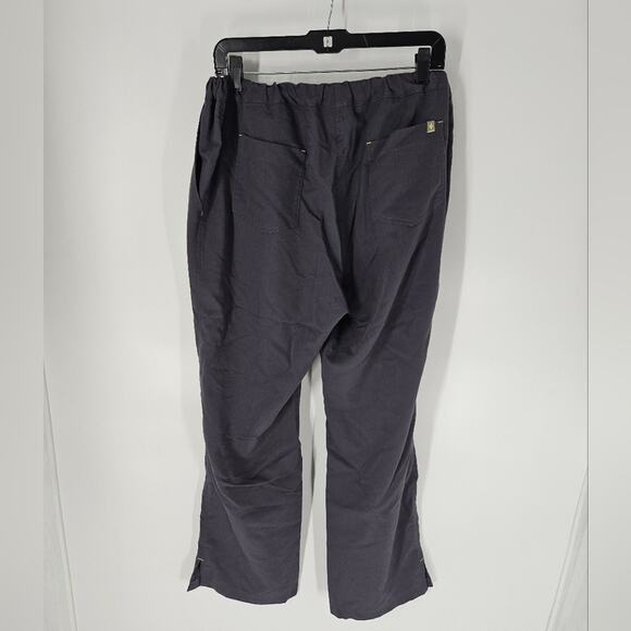 Figs Grey Short Sleeve Straight Leg Scrub Set L - Picture 11 of 15